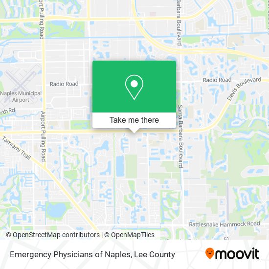 Emergency Physicians of Naples map