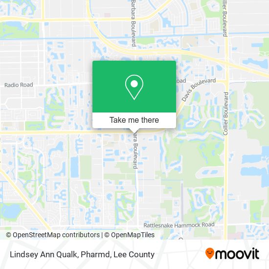 Mapa de Lindsey Ann Qualk, Pharmd
