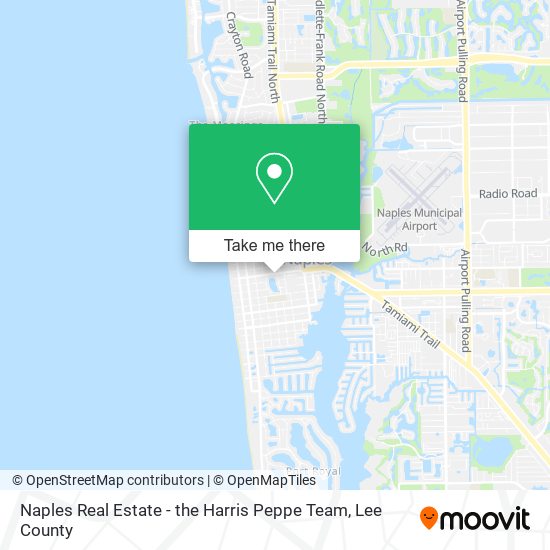 Naples Real Estate - the Harris Peppe Team map