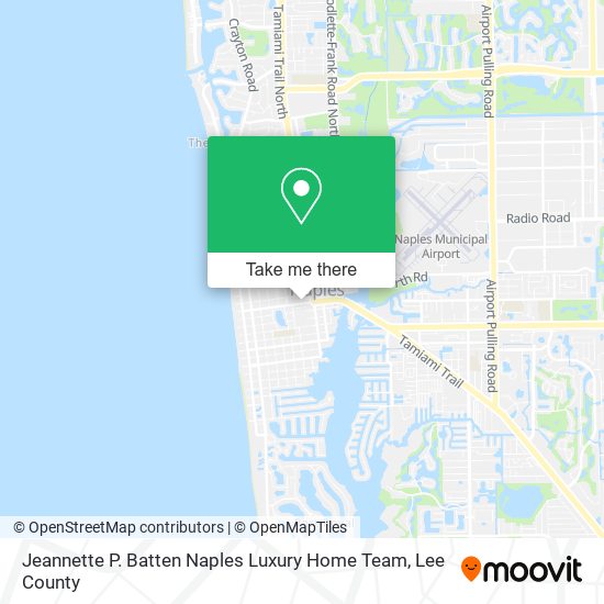 Mapa de Jeannette P. Batten Naples Luxury Home Team
