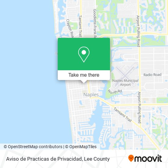 Mapa de Aviso de Practicas de Privacidad