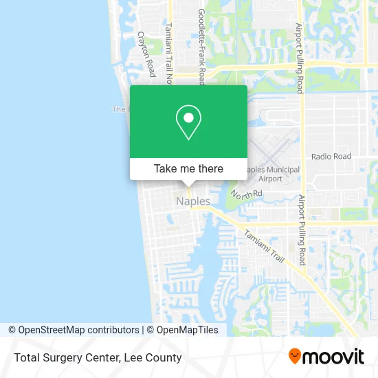 Total Surgery Center map