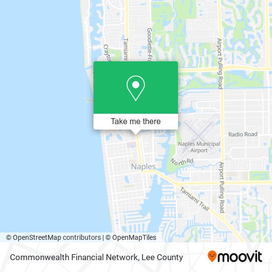 Mapa de Commonwealth Financial Network
