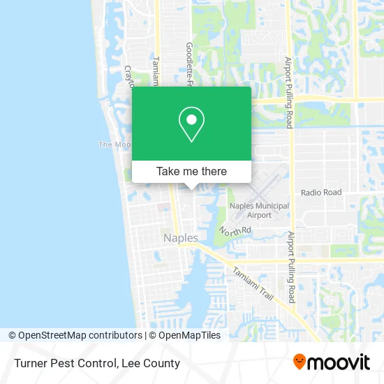 Turner Pest Control map