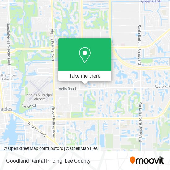 Goodland Rental Pricing map