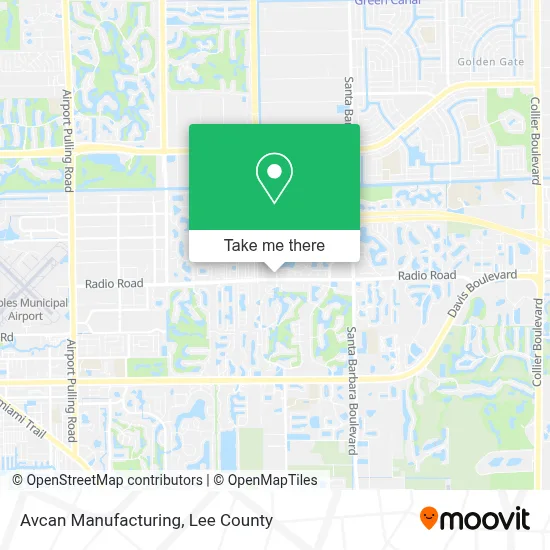 Avcan Manufacturing map