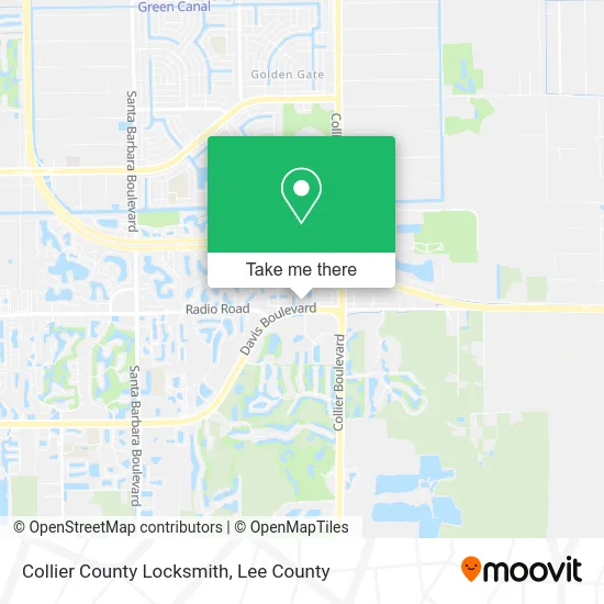 Collier County Locksmith map