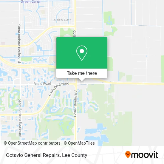 Octavio General Repairs map
