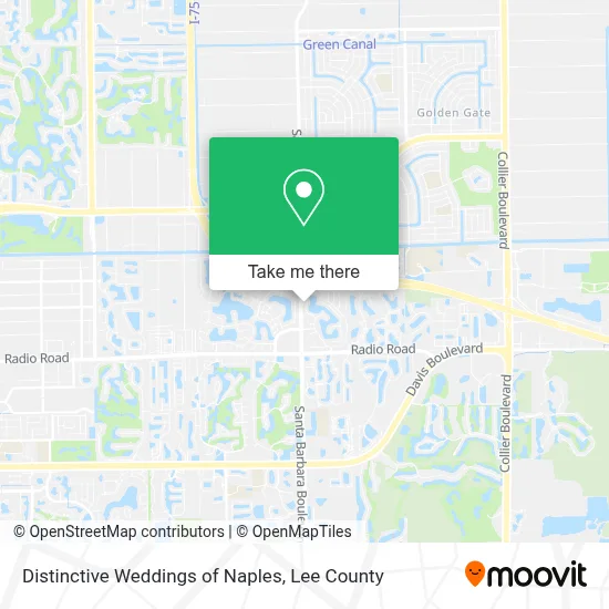 Distinctive Weddings of Naples map