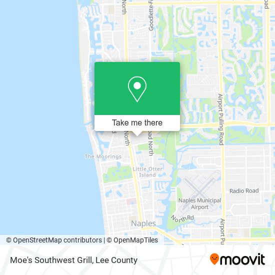 Moe's Southwest Grill map
