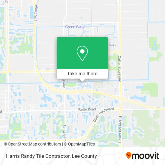 Harris Randy Tile Contractor map