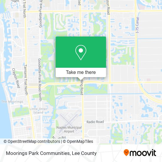 Moorings Park Communities map