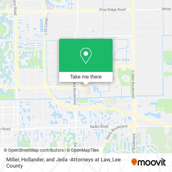 Miller, Hollander, and Jeda -Attorneys at Law map