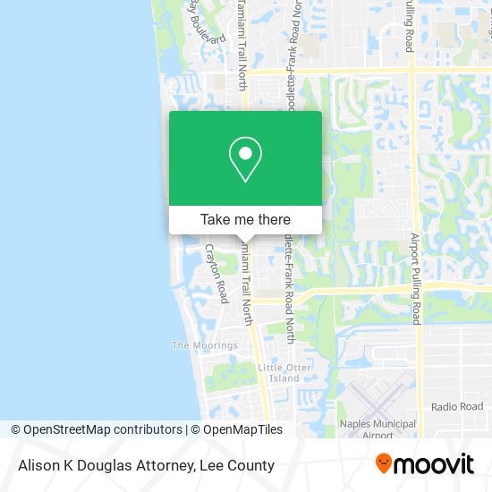 Alison K Douglas Attorney map