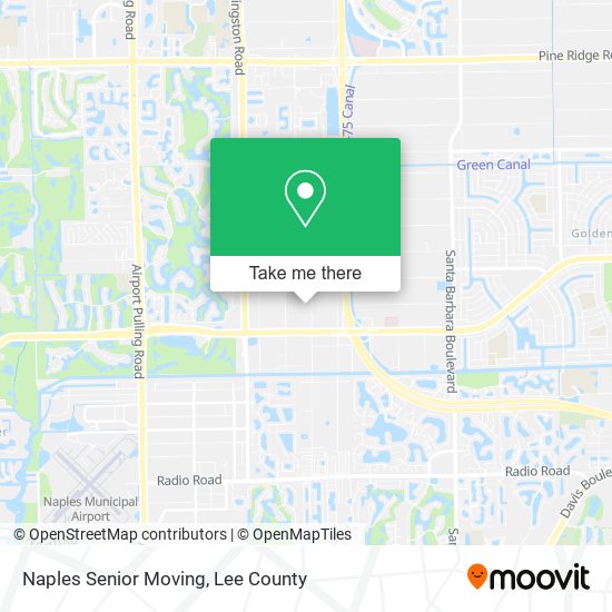 Naples Senior Moving map