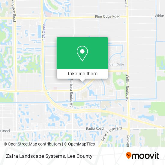 Zafra Landscape Systems map