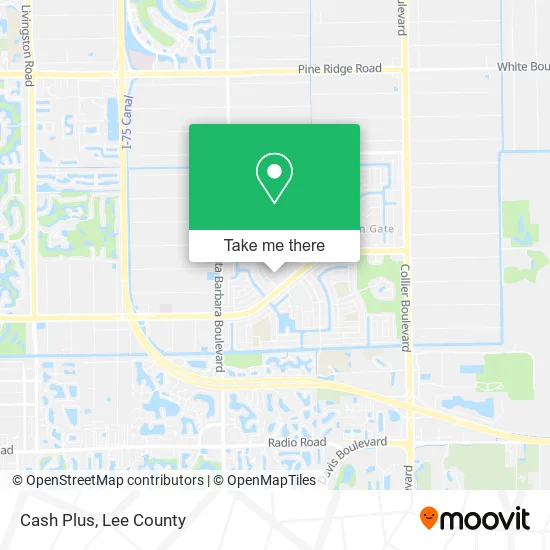 Cash Plus map