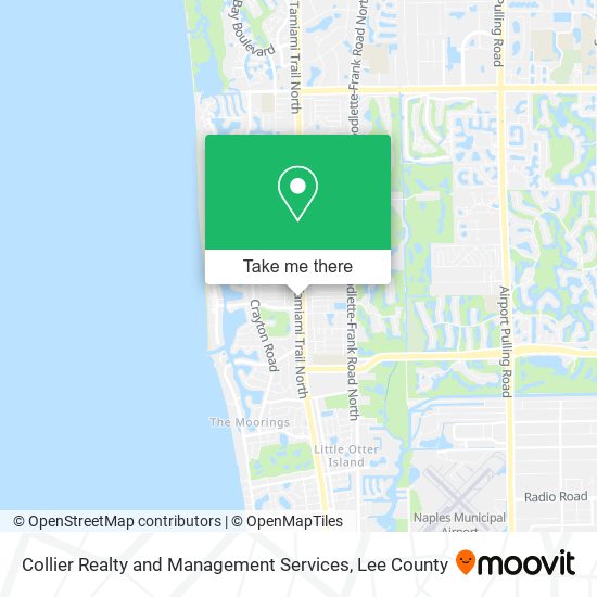 Collier Realty and Management Services map