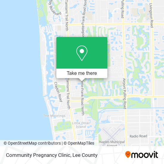 Community Pregnancy Clinic map