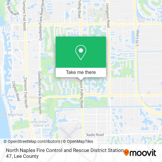 North Naples Fire Control and Rescue District Station 47 map