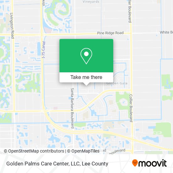 Mapa de Golden Palms Care Center, LLC
