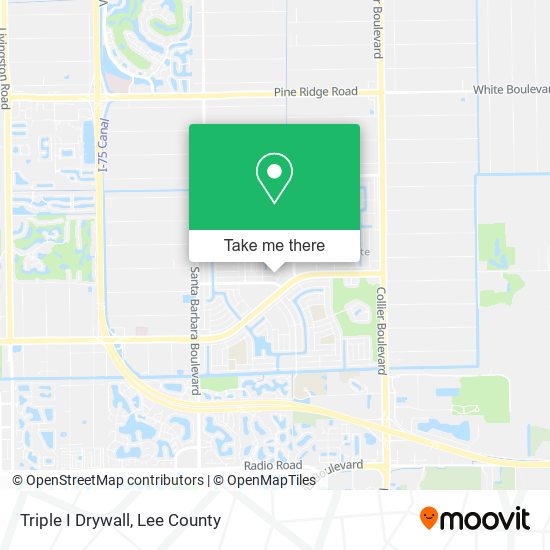Triple I Drywall map