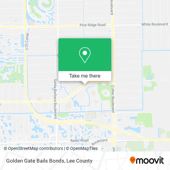 Golden Gate Bails Bonds map
