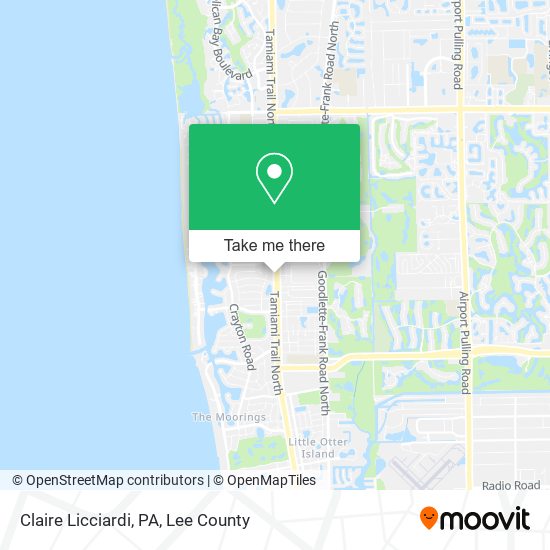 Claire Licciardi, PA map