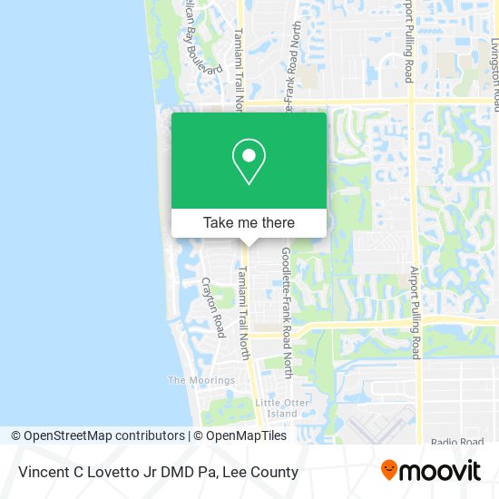 Vincent C Lovetto Jr DMD Pa map