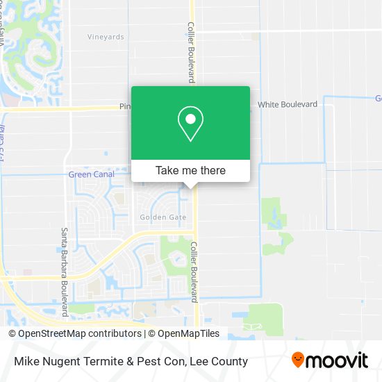 Mike Nugent Termite & Pest Con map
