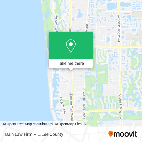 Bain Law Firm P L map