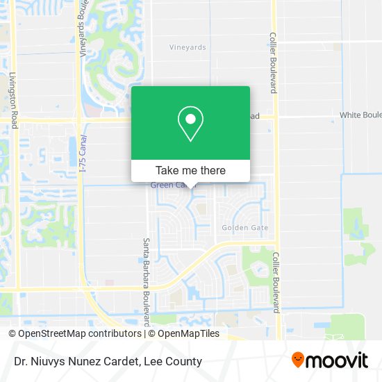 Dr. Niuvys Nunez Cardet map