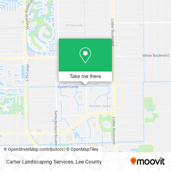 Mapa de Carter Landscaping Services