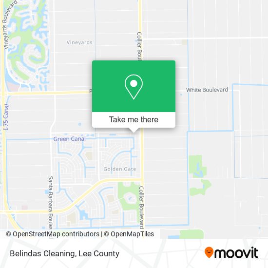 Belindas Cleaning map