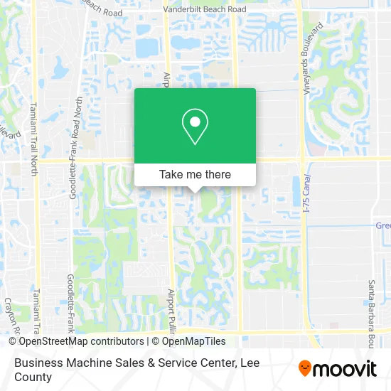 Business Machine Sales & Service Center map