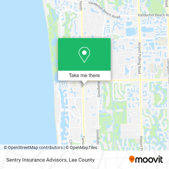 Sentry Insurance Advisors map