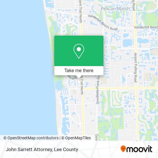 John Sarrett Attorney map