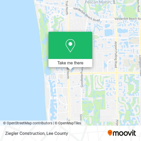 Ziegler Construction map