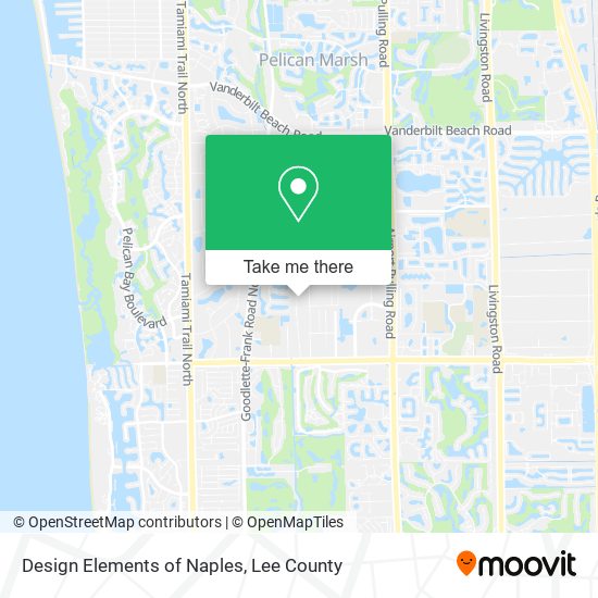 Design Elements of Naples map