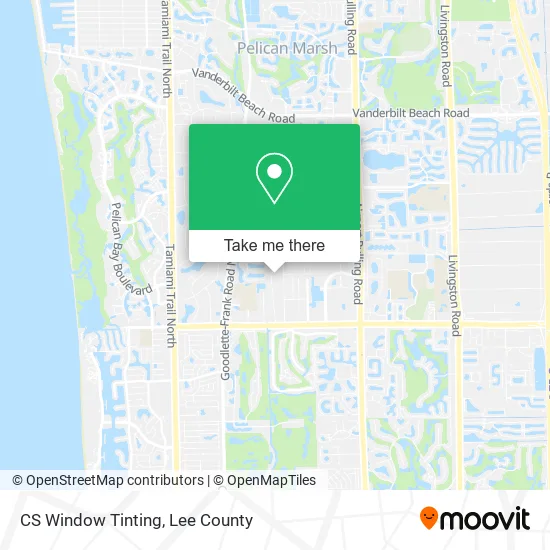 CS Window Tinting map