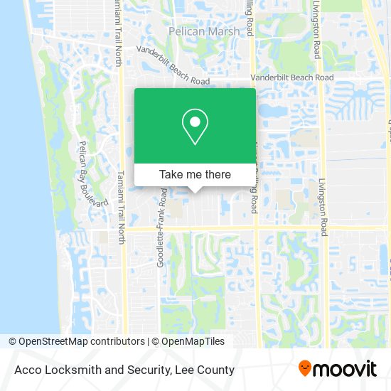 Mapa de Acco Locksmith and Security
