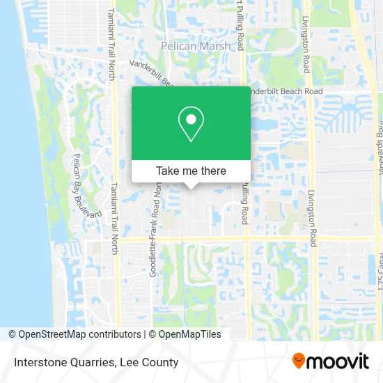 Interstone Quarries map