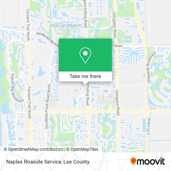 Naples Roaside Service map