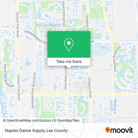 Naples Dance Supply map