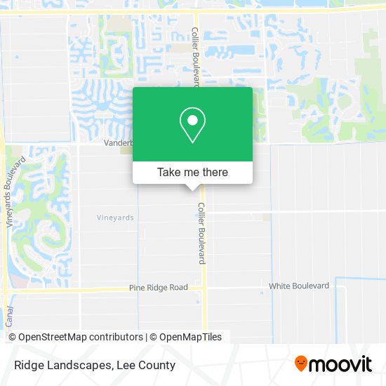 Ridge Landscapes map