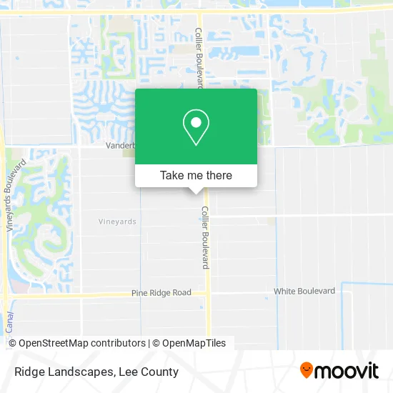 Ridge Landscapes map