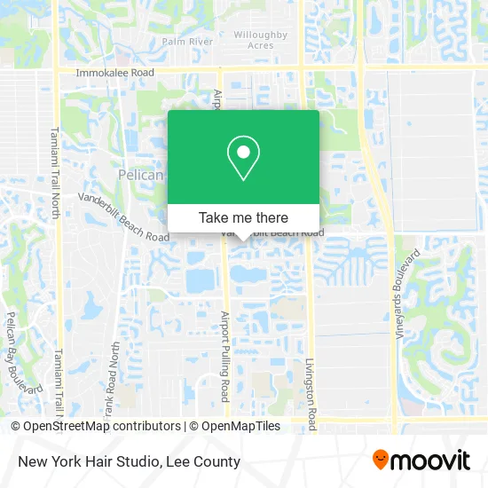 New York Hair Studio map