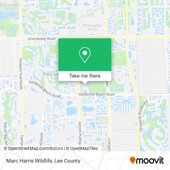 Marc Harris Wildlife map