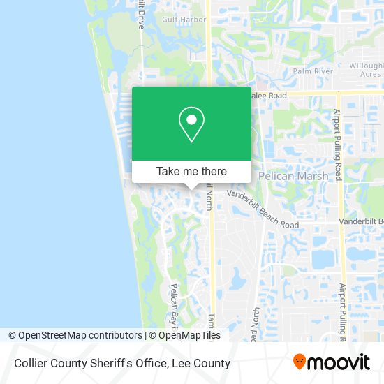 Collier County Sheriff's Office map