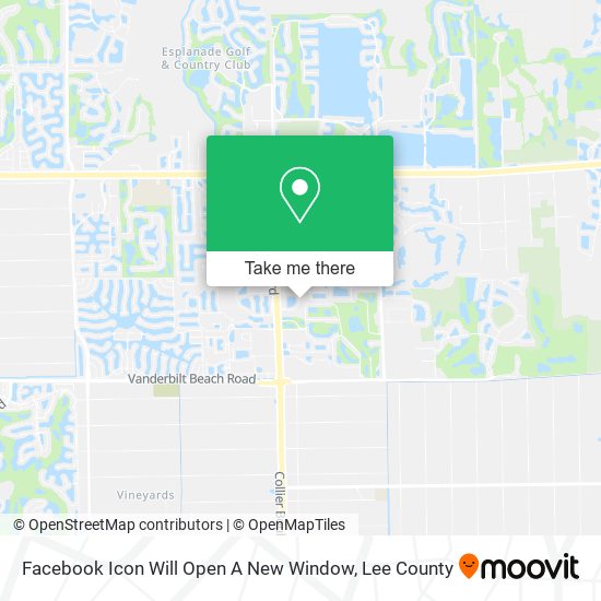 Facebook Icon Will Open A New Window map